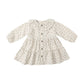 Bluebell Ruffle Collar Button Dress - Quincy Mae
