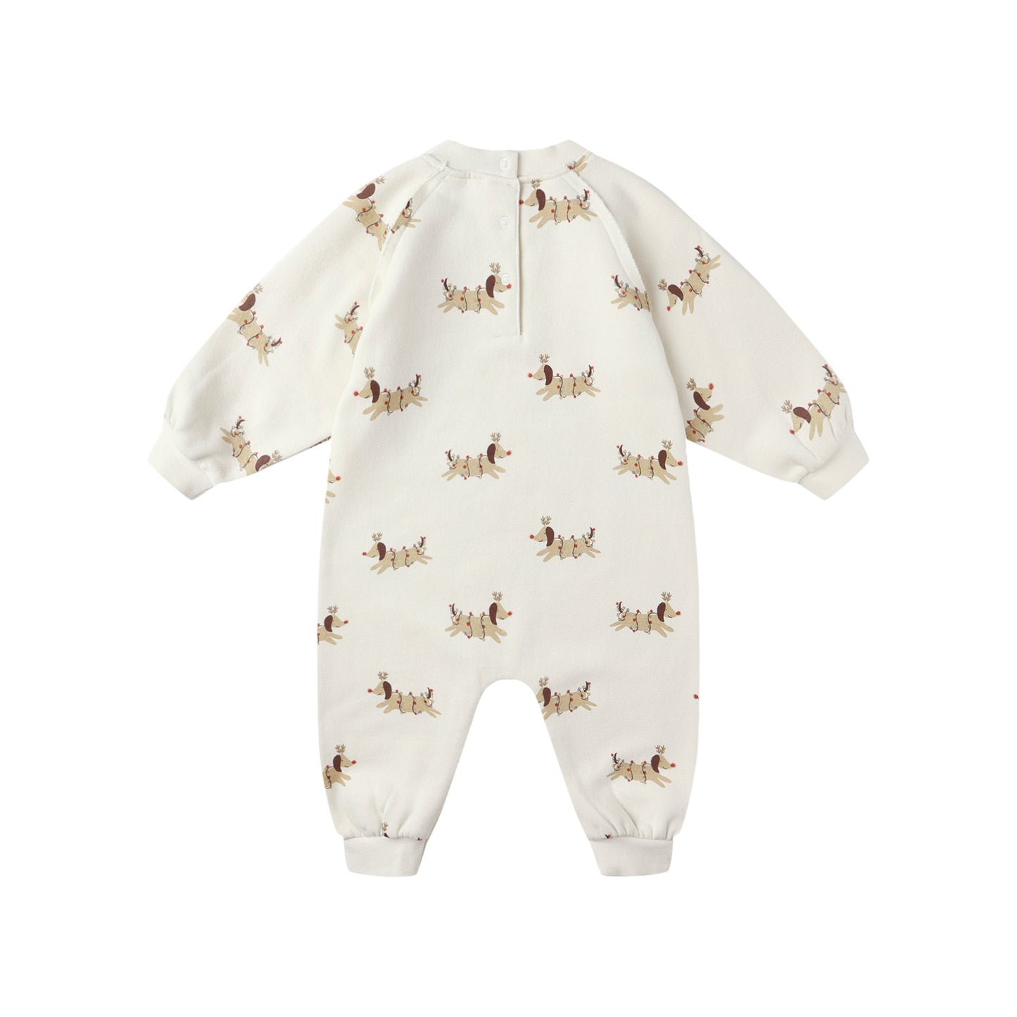Christmas Dogs Raglan Jumpsuit - Rylee + Cru