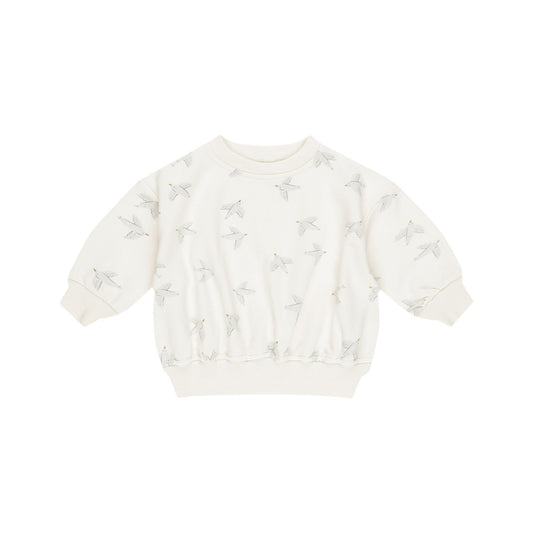 Birds Relaxed Sweatshirt - Quincy Mae