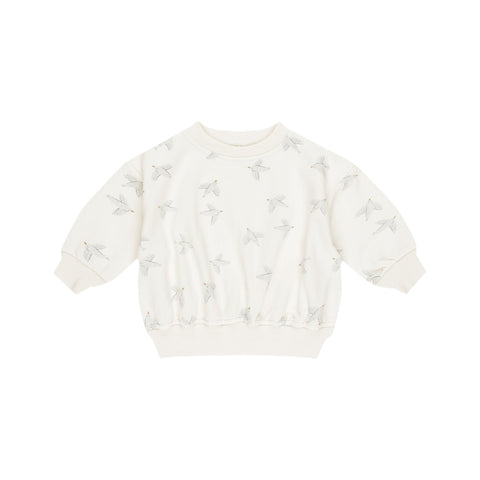 Birds Relaxed Sweatshirt - Quincy Mae