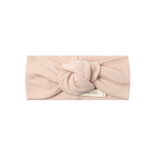 Dusty Rose Knotted Headband - Quincy Mae
