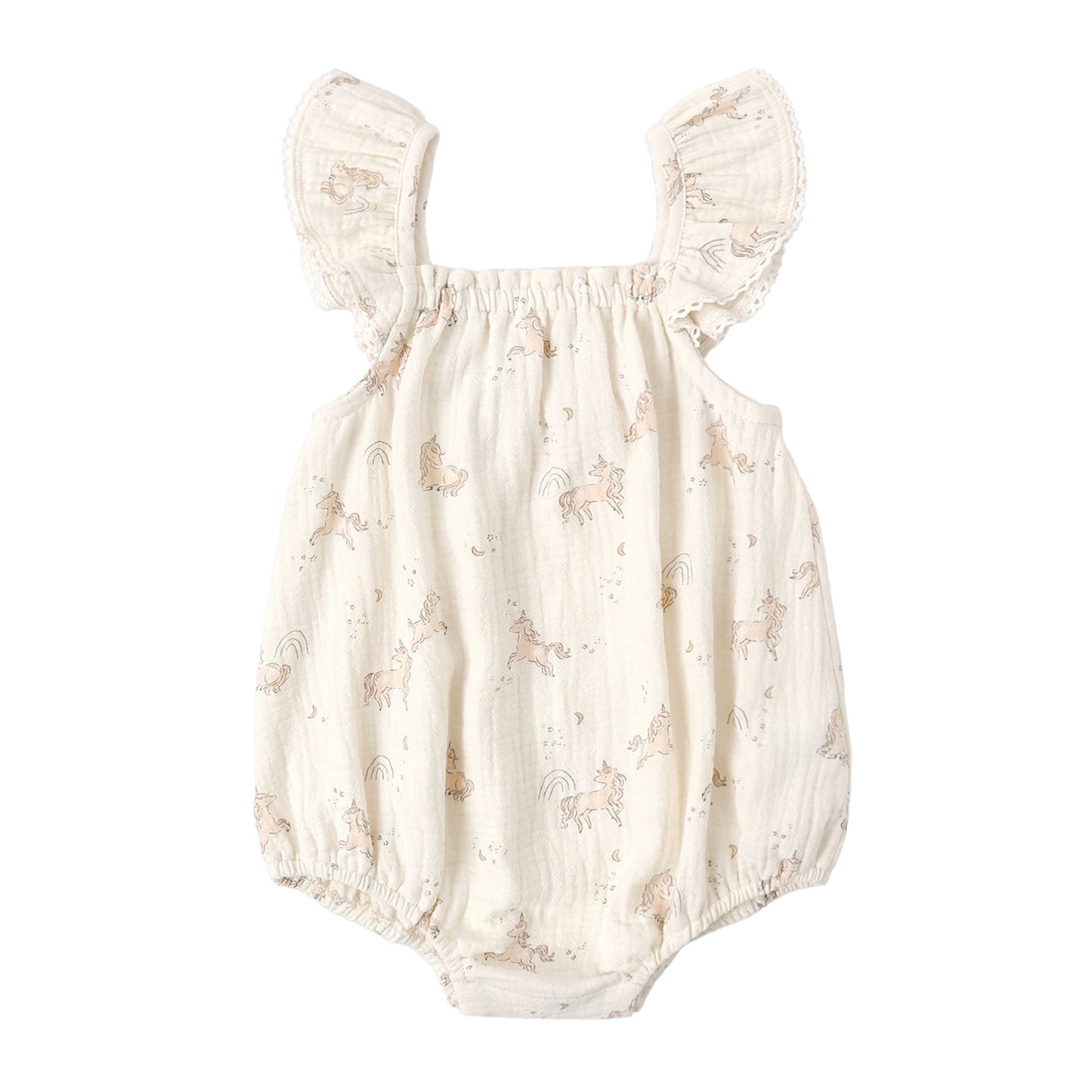 Unicorns Bonnie Romper - Quincy Mae