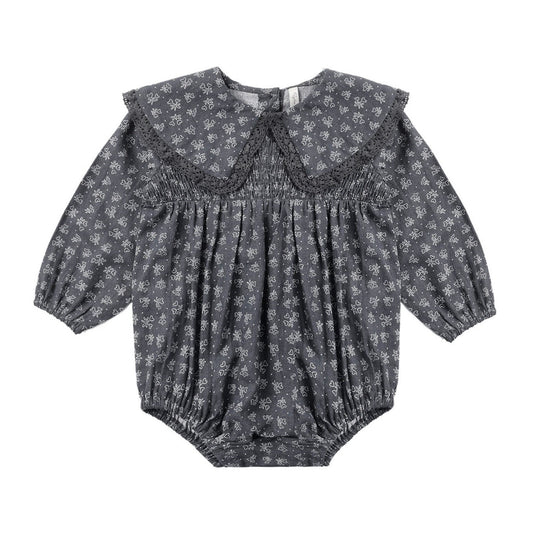 Heart Ditsy Fern Romper - Rylee + Cru