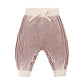 Black Cherry Stripe Chunky Knit Pant - Quincy Mae