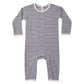 Slate Microstripe Ribbed Jumpsuit - Quincy Mae