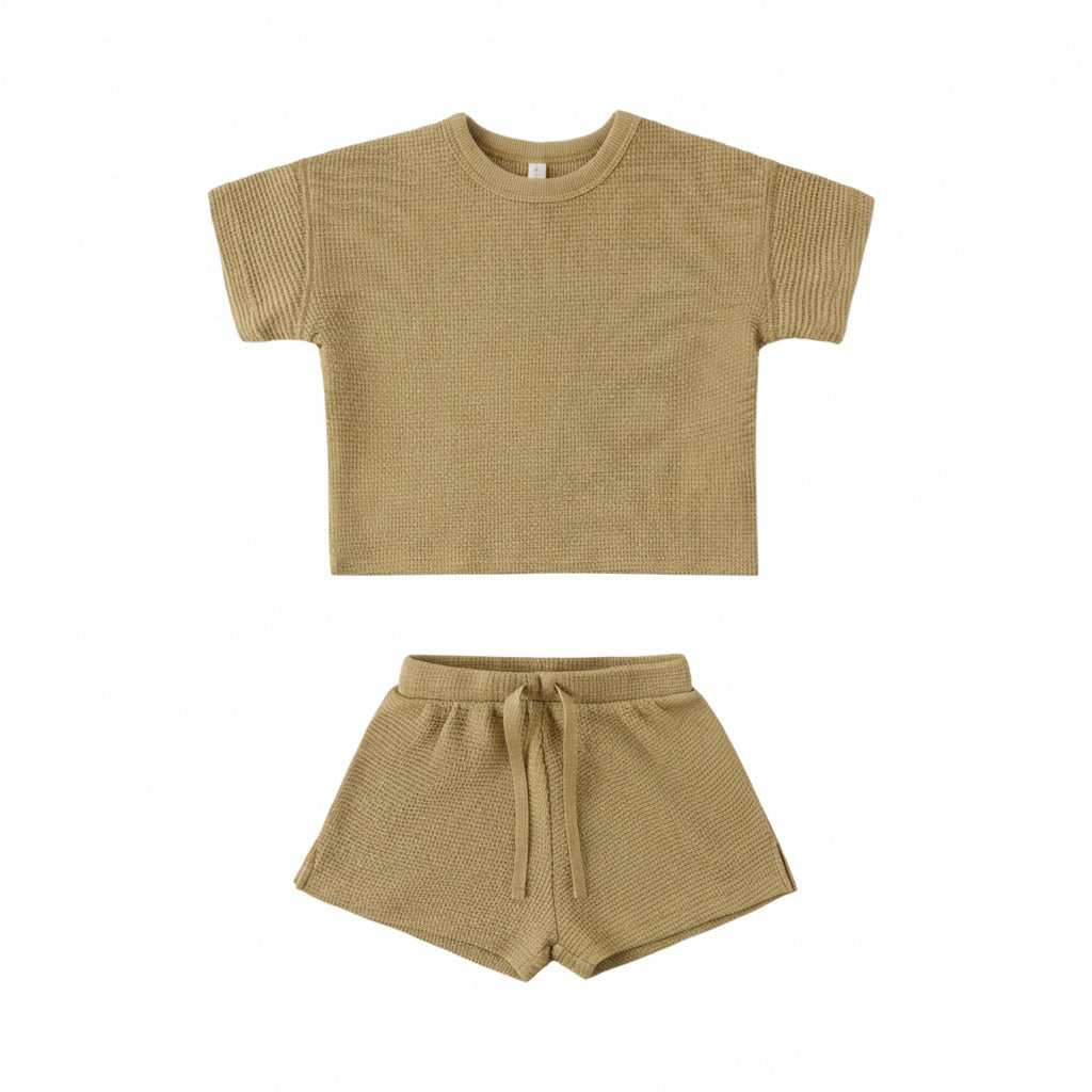 Honey Waffle Short Set - Quincy Mae