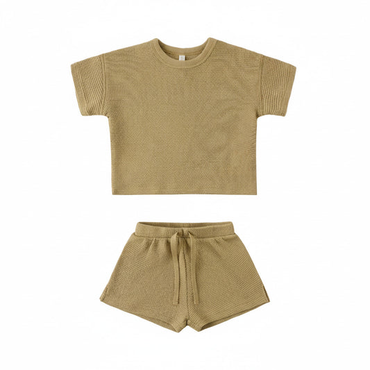 Honey Waffle Short Set - Quincy Mae