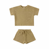 Honey Waffle Short Set - Quincy Mae