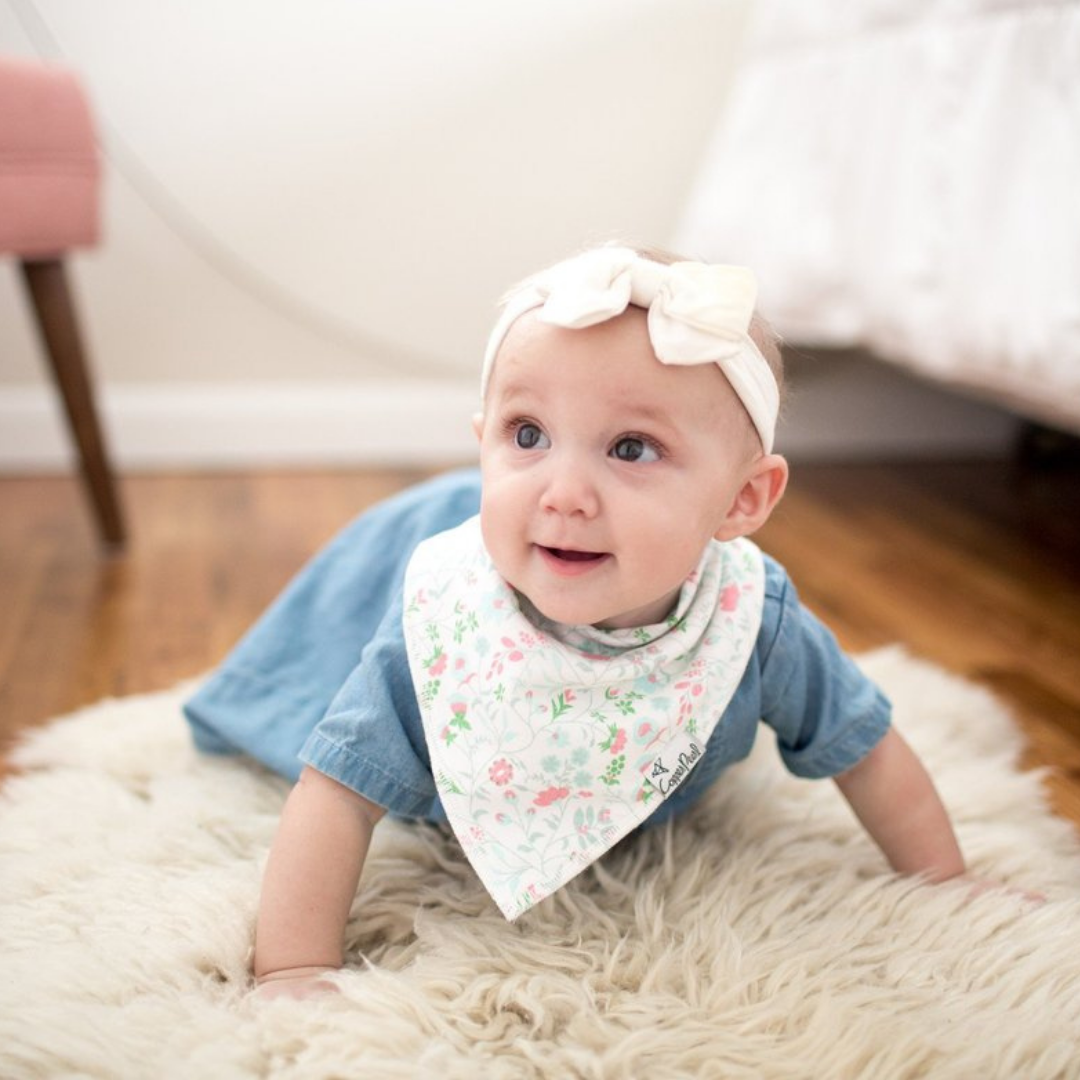 Claire Bandana Bib Set (4 pack) - Copper Pearl