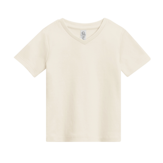 Natural Knox V-Neck Tee - Colored Organics