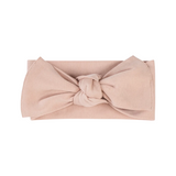 Blush Knot Bow Wrap - Colored Organics
