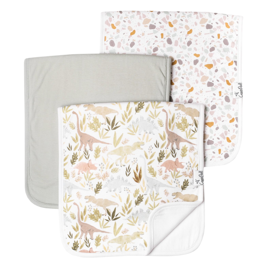 Rex Burp Cloths (3 pack) - Copper Pearl