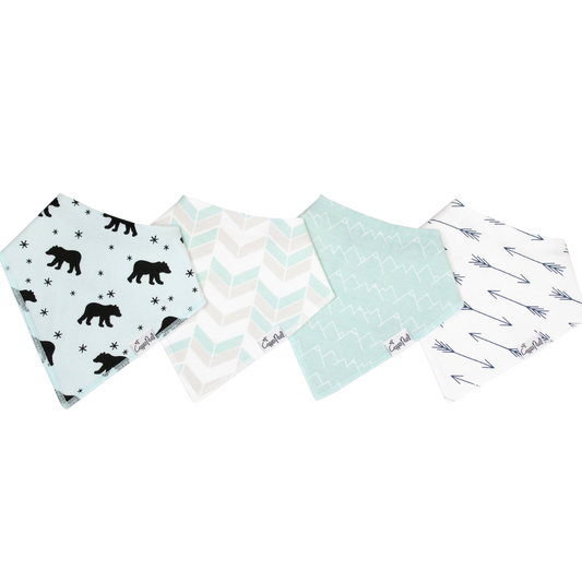 Archer Bandana Bibs - Copper Pearl