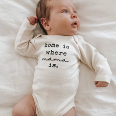 Home is Where Mama Is Long Sleeve Bodysuit - Tenth & Pine
