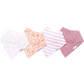 Lola Bandana Bib Set (4 pack) - Copper Pearl