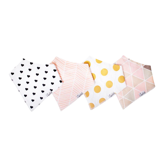 Blush Bandana Bibs - Copper Pearl
