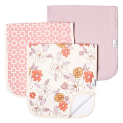 Ferra Burp Cloths (3 pack) - Copper Pearl