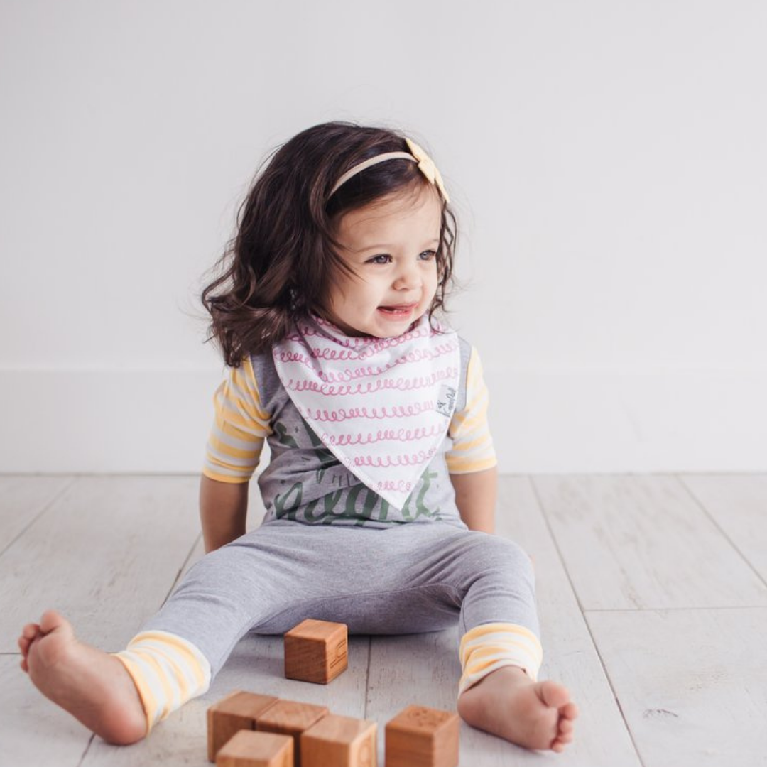 Lola Bandana Bib Set (4 pack) - Copper Pearl
