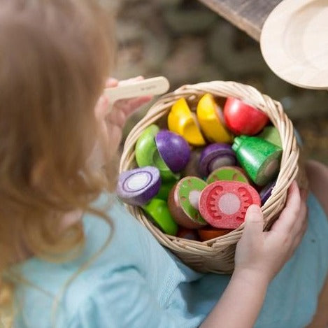 Assorted Fruit & Vegetable Set - Plan Toys