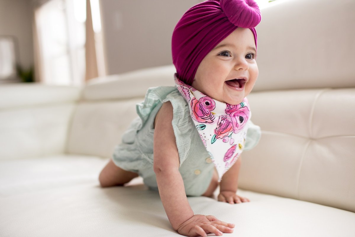 Bloom Bandana Bib Set (4 pack) - Copper Pearl