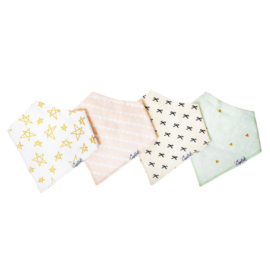 Paris Bandana Bibs - Copper Pearl
