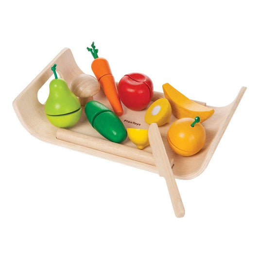 Assorted Fruit & Vegetable Set - Plan Toys