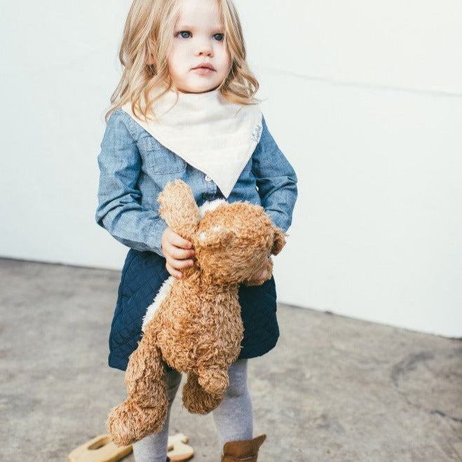 Paris Bandana Bibs - Copper Pearl