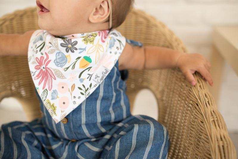 Olive Bandana Bib Set (4 pack) - Copper Pearl