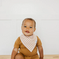 Vance Bandana Bibs - Copper Pearl