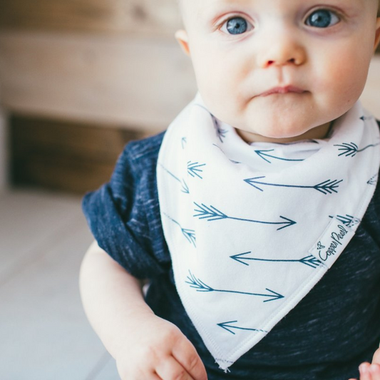 Archer Bandana Bibs - Copper Pearl
