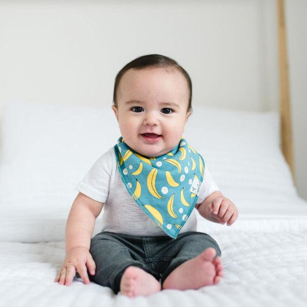Citrus Bandana Bib Set (4 pack) - Copper Pearl