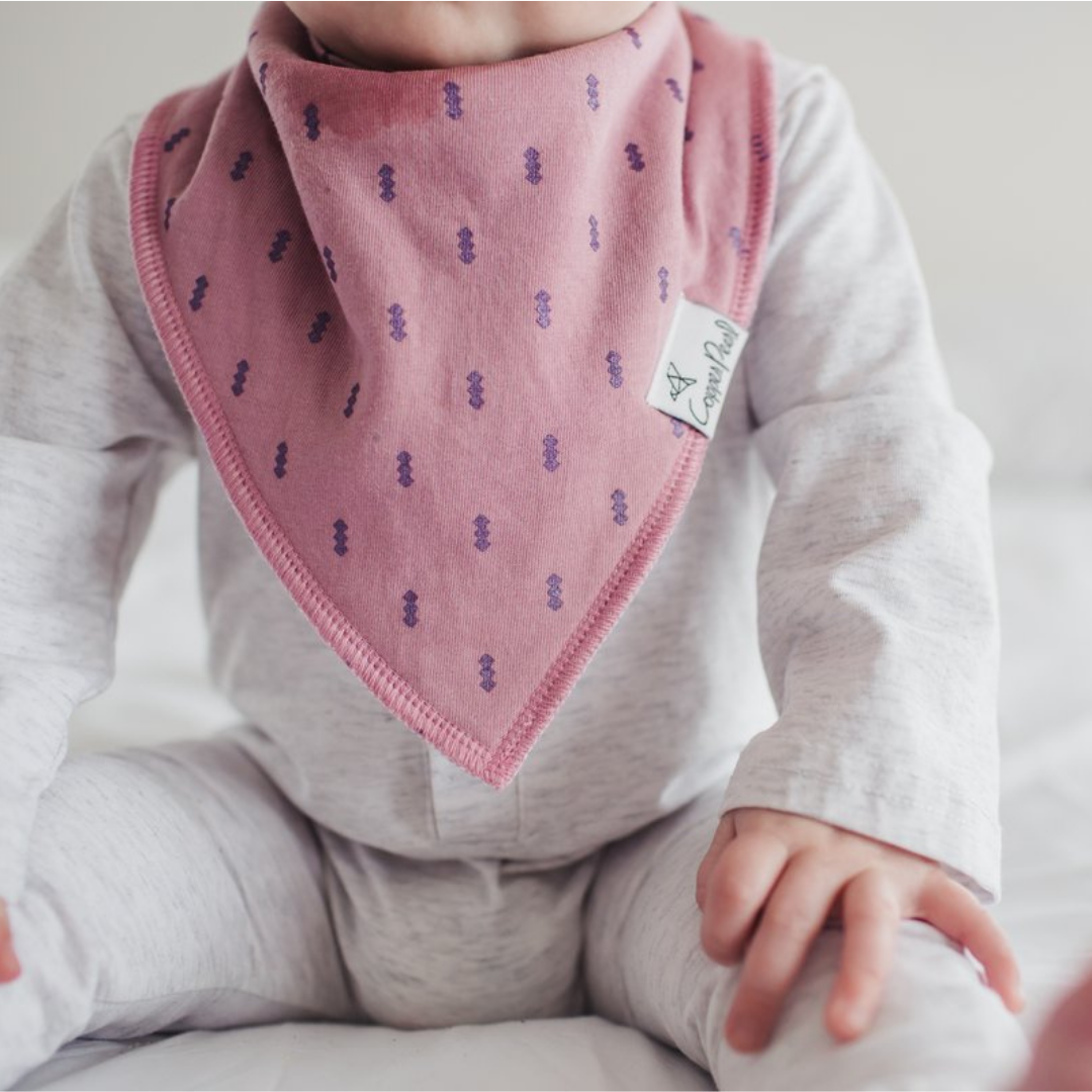 Lola Bandana Bib Set (4 pack) - Copper Pearl