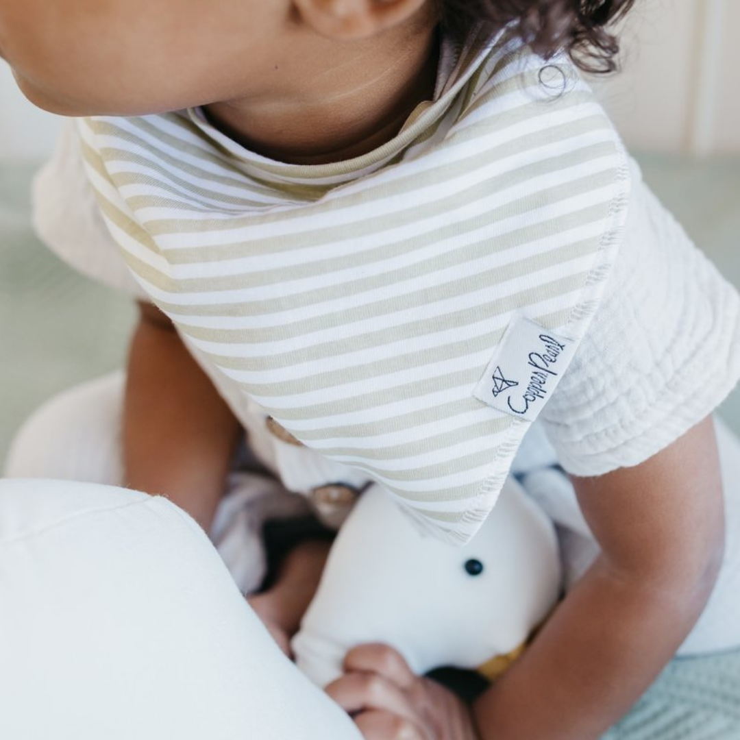 Rex Bandana Bibs - Copper Pearl