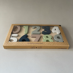 Large Number Soft Silicone Puzzle - Ali + Oli