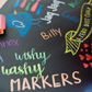 Colored Wishy Washy Markers - Jaq Jaq Bird