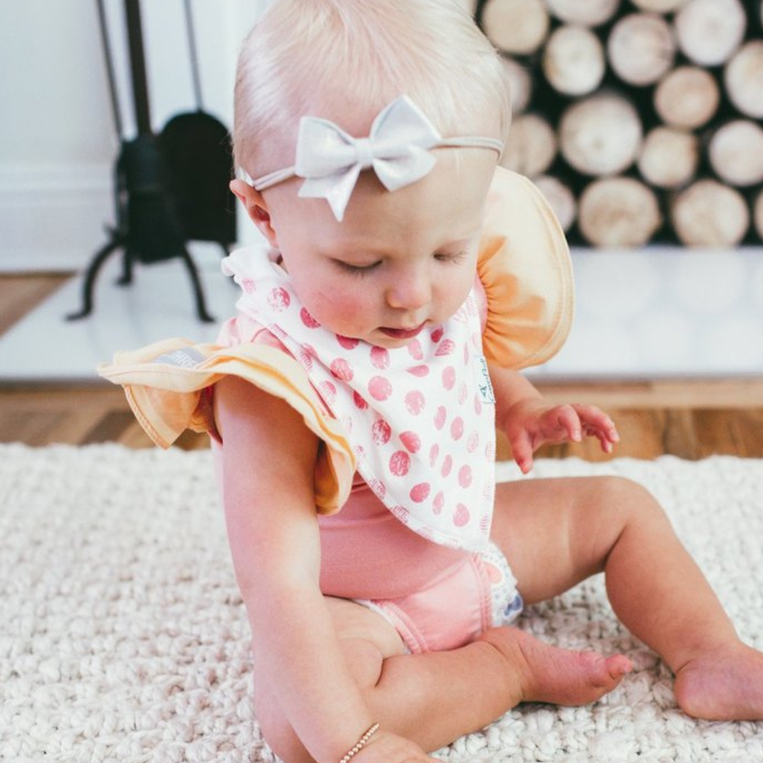 Claire Bandana Bib Set (4 pack) - Copper Pearl