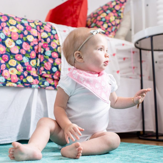 Claire Bandana Bib Set (4 pack) - Copper Pearl