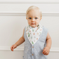 Peanut Bandana Bibs - Copper Pearl