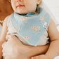 Peanut Bandana Bibs - Copper Pearl