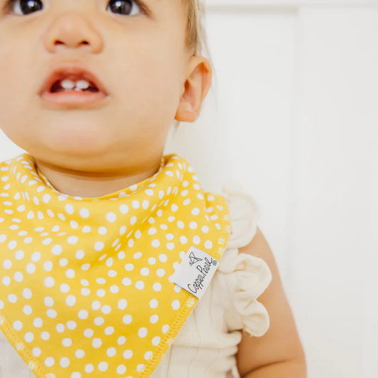 Lemon Bandana Bibs - Copper Pearl