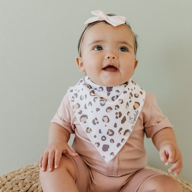 Zara Bandana Bibs - Copper Pearl