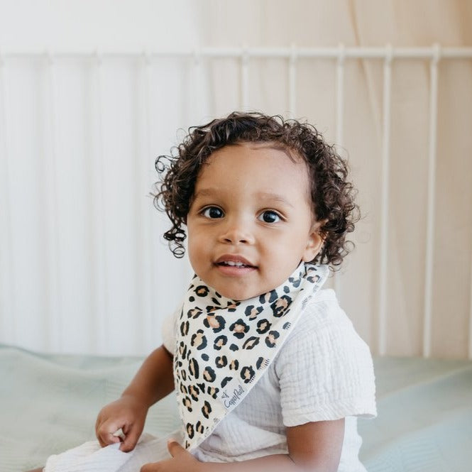 Zara Bandana Bibs - Copper Pearl