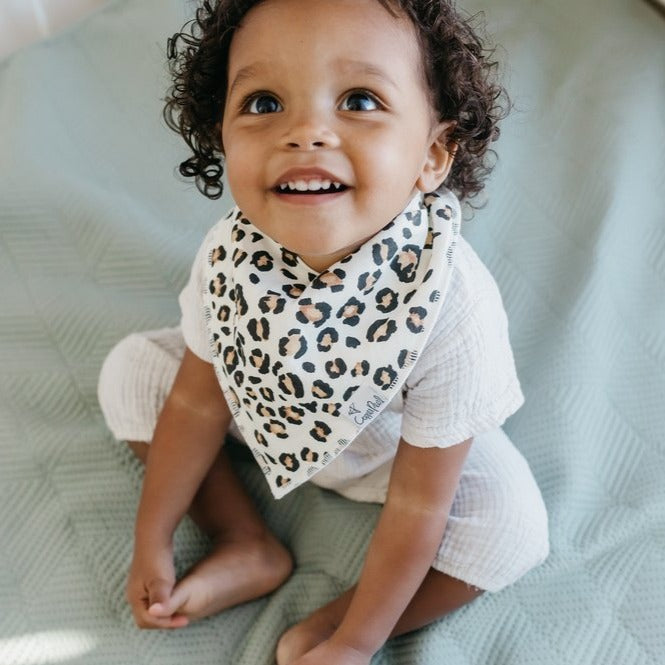 Zara Bandana Bibs - Copper Pearl