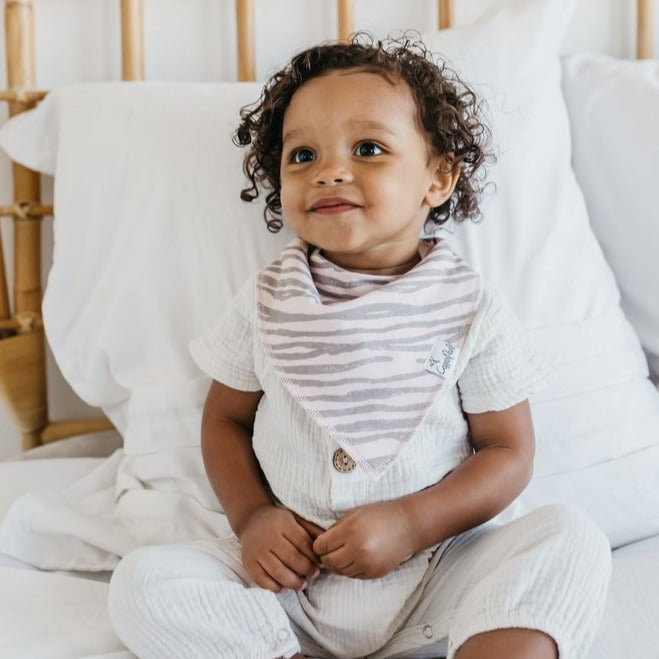 Zara Bandana Bibs - Copper Pearl