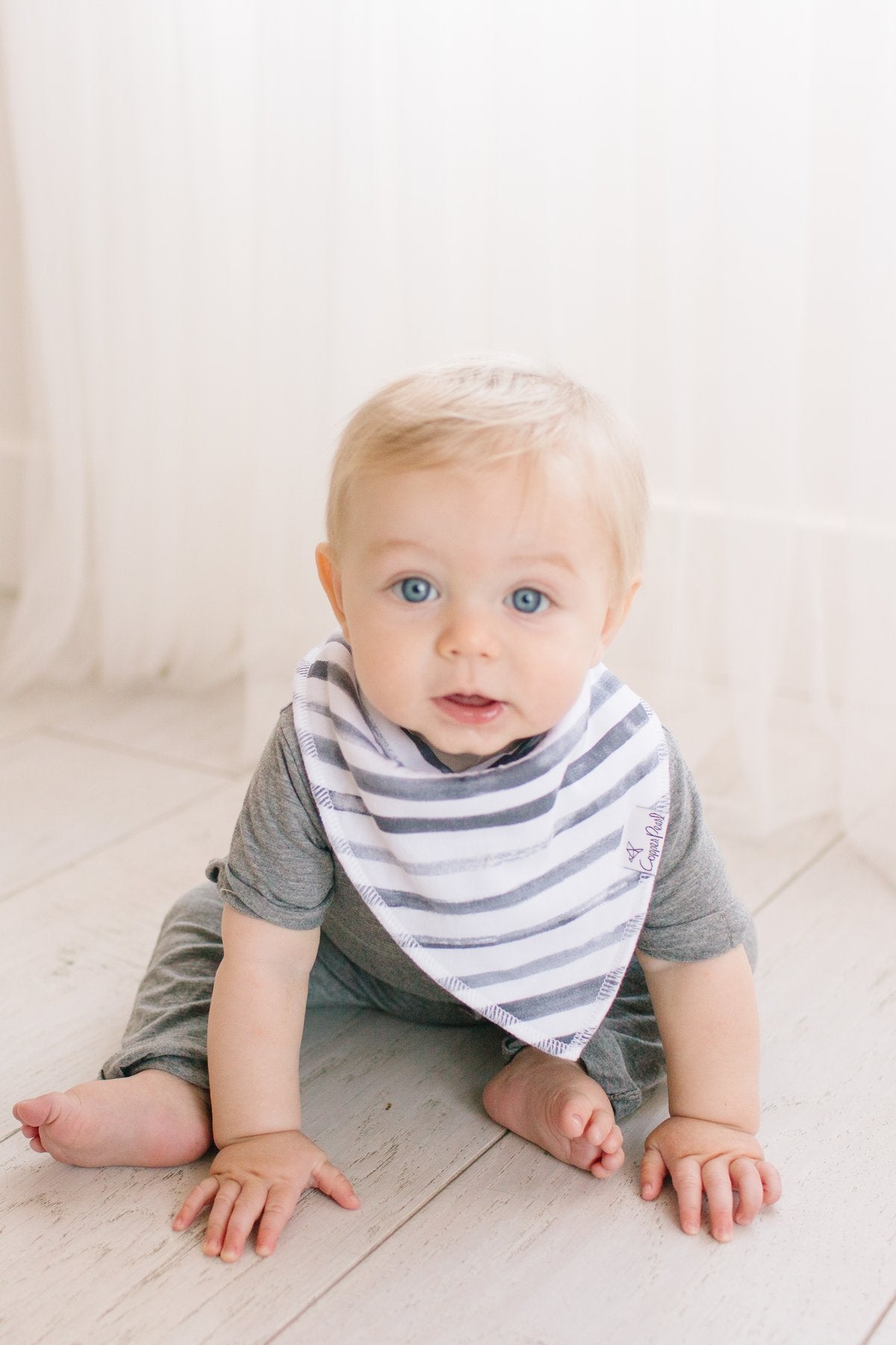 Noah Bandana Bib Set (4 pack) - Copper Pearl