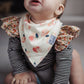 Morgan Bandana Bib Set (4 pack) - Copper Pearl
