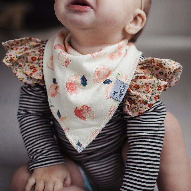 Morgan Bandana Bib Set (4 pack) - Copper Pearl