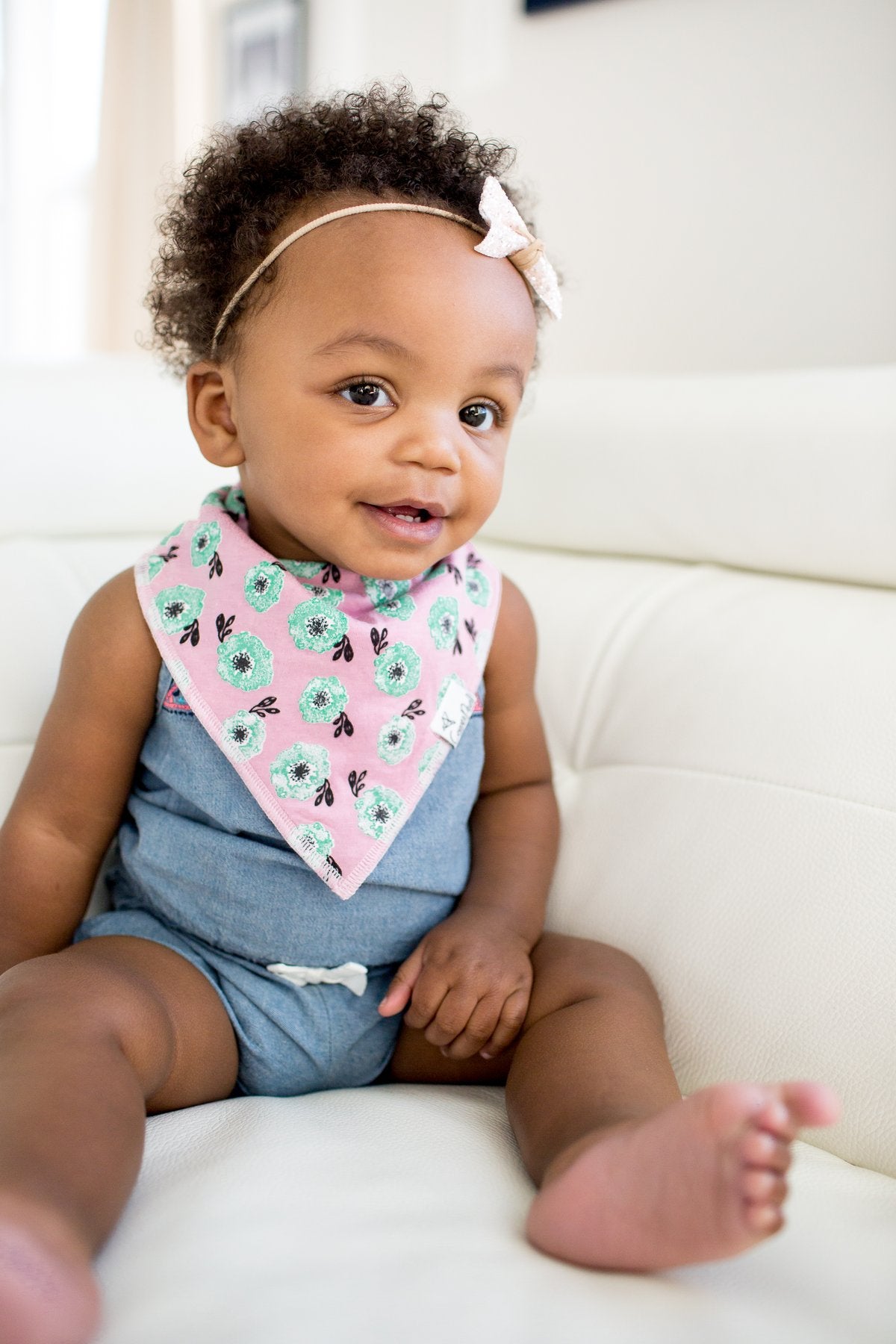 Bloom Bandana Bib Set (4 pack) - Copper Pearl