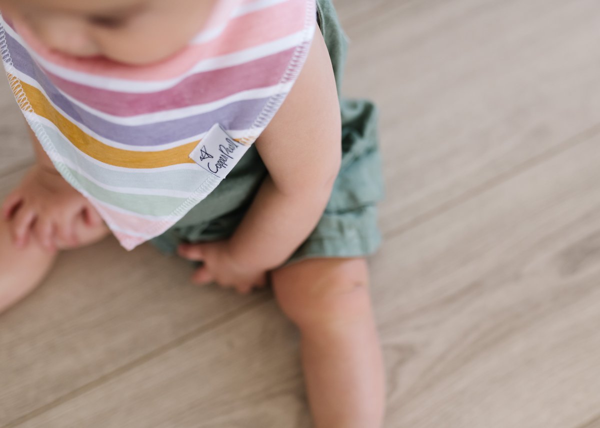 Hope Bandana Bib Set (4 pack) - Copper Pearl