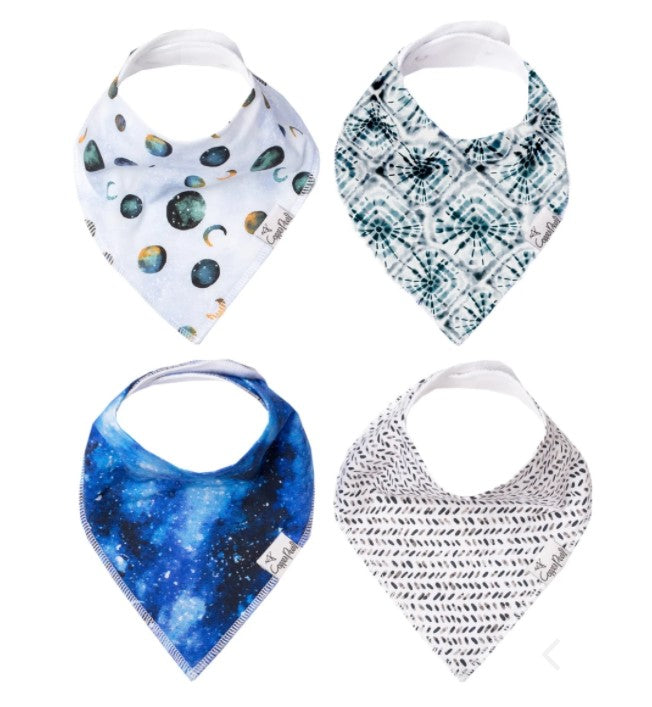 Galaxy Bandana Bib Set (4 pack) - Copper Pearl